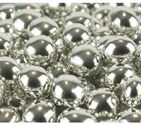 Sachet 500g de dragées Perlissimo rondes, Argent miroir brillant