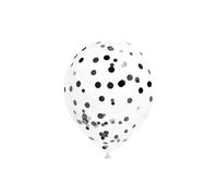 Ballons Confettis Noir