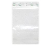 Sachet à Fermeture Pression Zip en Plastique Transparent 30% Recyclé 60x80 mm Adaptés aux Réglementations REP et LUCID lot de 5000