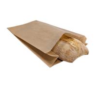 Sachet à soufflet, 230 x 110 x 440 mm, marron