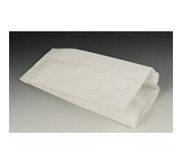 Sachet à soufflet en papier, blanc