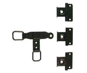 Sachet accessoires espagnolette plate éco noir TORBEL 0612S14