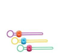 Sachet argile attache élastique Serrure de robinet d'évier à l'épreuve 3 pièces, loquet sécurité élastique en Silicone, salle bains(Purple)