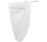 Sachet Blanc à Filtre Thé avec Acier Réutilisable Poignée Inoxydable | Coton et Acier Inoxydable, Remplacement du Papier, Filtration Plus Propre, pour Café et Maison