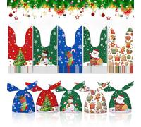 Sachet Bonbon Anniversaire, Pochette Sac Bonbons Sachet Cadeau, 50 PCS Forme d'Oreille Lapin Animaux Sacs, Pochette Cadeau Anniversaire,Sacs à Bonbon