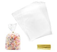 Sachet Bonbon,Sac Plastique,Sac Bonbon Anniversaire,Sac Plastique Transparent,Sachet Bonbon Transparent,Sachet Transparent Bonbon,Sachet De Bonbon,Sachets Transparents Pour Biscuits,20×28cm 50 Pièces