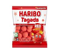 Sachet bonbons Haribo fraises Tagada - 120 gr - Rouge