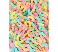 Sachet Bonbons vers de Terre 1 kg - Coloré - Taille Unique