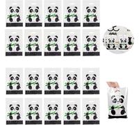 Sachet Cadeau Panda, 20pcs Sac De Faveur Pour Anniversaire, 25,5 X 16,2 Cm