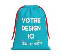 Sachet Cadeau Personnalisable PersonnaliséE Avec Photo Texte Image Sac Cadeau Personnalisé RéUtilisable Pochette Cadeau Noel Noel Pour Anniversaire, NoëL, FêTe Ou Cadeaux D’InvitéS M