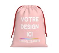 Sachet Cadeau Personnalisable PersonnaliséE Avec Photo Texte Image Sac Cadeau Personnalisé RéUtilisable Pochette Cadeau Noel Noel Pour Anniversaire, NoëL, FêTe Ou Cadeaux D’InvitéS L