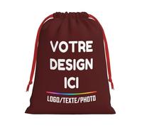Sachet Cadeau Personnalisable PersonnaliséE Avec Photo Texte Image Sac Cadeau Personnalisé RéUtilisable Pochette Cadeau Noel Noel Pour Anniversaire, NoëL, FêTe Ou Cadeaux D’InvitéS S