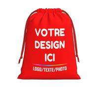 Sachet Cadeau Personnalisable PersonnaliséE Avec Photo Texte Image Sac Cadeau Personnalisé RéUtilisable Pochette Cadeau Noel Noel Pour Anniversaire, NoëL, FêTe Ou Cadeaux D’InvitéS L
