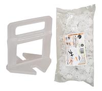 Sachet Clips croisillon auto-nivelants 1 mm FIXNIVEL (250)