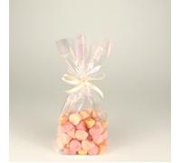 Sachet confiseries - PAP STAR - PP 23,5 x 14,5 x 6 cm - Transparent - Lot de 10 - Polypropylène