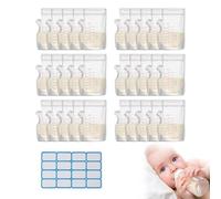 Sachet Conservation lait maternel,30 Pcs Sac congelation lait maternel,Sachets Pour L'allaitement,Sac Isotherme Lait Maternel,Sachet Lait Maternel Double Glissière de Sécurité,250ML