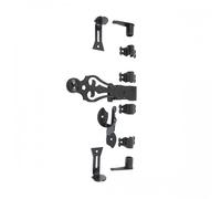 Sachet d'accessoires pour espagnolette Provence - volet - noir TORBEL