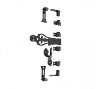 Sachet d'accessoires pour espagnolette Provence - volet - noir TORBEL