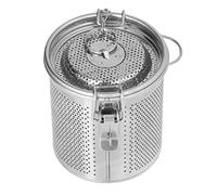 Sachet D'Assaisonnement en Acier Inoxydable Infuseur à thé Filtre à épices Polyvalent Passoire à Assaisonnement (0.7L)