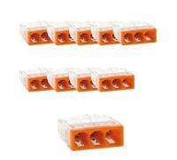 Wago Borne à insertion directe Série 2273 3 entrées 0,5-2,5 mm² 450V dénudage 11 mm Sachet de 10
