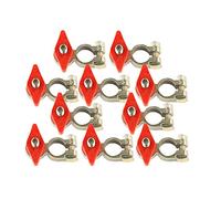 SACHET DE 10 COSSES ROBINETS DE BATTERIE ROUGES POSITIVES