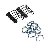 Sachet de 10 crochets et 10 agrafes Ø8/9mm COBALTIX