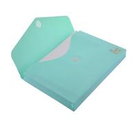 Sachet de 10 enveloppes grand format à ouverture par le haut sur fermeture V-Lock avec soufflet de 3 cm Format A4+ Grande capacité/300 feuilles, avec finition Soft Touch by Office Box