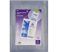 Sachet de 10 etuis de protection simples pvc haute qualite 30x100e - a3 G