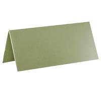 Santex Marque-places chevalet carton rectangle – Sachet de 10 – Sauge
