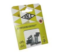 Sachet de 10 pièces embout autoblocant pour gaine Transfil Argenté