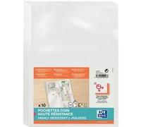 Sachet de 10 pochettes coin en PVC lisse 15/100ème incolore - incolore G