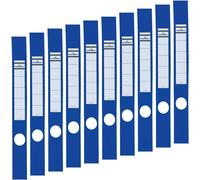Sachet De 10 Porte-Étiquettes Adhésifs Pour Classeurs Ordofix 40 X 390 Mm Bleu