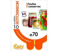 Sachet de 10 rondelles Universelles - Easy - Diamètre 70 mm
