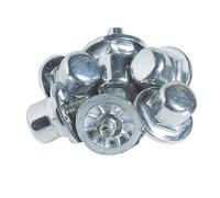 Sachet de 100 crampons conique aluminium Tremblay CT Argenté 16 mm