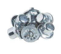Sachet de 100 crampons coniques aluminium Tremblay CT Argenté 13 mm
