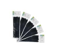 Sachet de 100 serre-câbles noirs 3,6 x 150 mm, 100% nylon 66, résistants et durables, parfaits pour fixer les câbles et organiser les espaces.