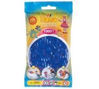 Sachet de 1000 perles a repasser hama midi bleu neon - loisirs creatifs - 207-36 Bleu G