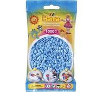 Sachet de 1000 perles a repasser hama midi bleu pastel - loisirs creatifs - 207-46 Bleu G