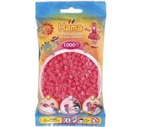 Sachet de 1000 perles a repasser hama midi cerise fluorescent - loisirs creatifs - 207-33 Rouge G