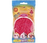 Sachet de 1000 perles a repasser hama midi fuchsia neon - loisirs creatifs - 207-32 Rose G