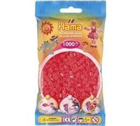 Sachet de 1000 perles a repasser hama midi rouge neon - loisirs creatifs - 207-35 Rouge G