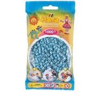 Sachet de 1000 perles a repasser hama midi turquoise - loisirs creatifs - 207-31 Bleu G