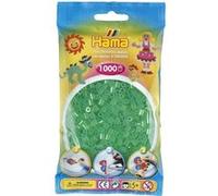 Sachet de 1000 perles a repasser hama midi vert transparent - loisirs creatifs - 207-16 Vert G