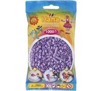 Sachet de 1000 perles a repasser midi violet pastel - loisirs creatifs - 207-45
