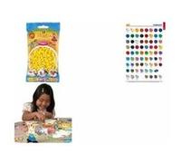 Sachet de 1000 perles hama midi : bleu transparent hama multicolore G