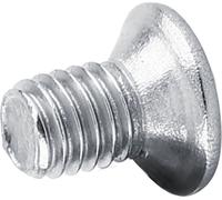 sachet de 100pcs Vis à tête plate en acier inoxydable SS304 Vis à tête fraisée pour machine Fixation M3*6