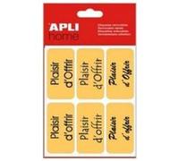 Sachet de 18 etiquettes plaisir doffrir agipa 101914 G