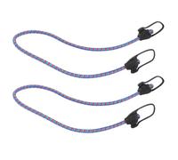 Sachet de 2 tendeurs sandow vélo avec systeme de fermeture brevete -fabrication France P2R Bleu