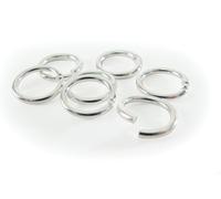 Sachet De 20 Anneaux Brises Coloris Argent 7mm