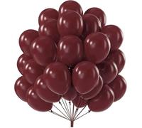 Sachet de 20 Ballons Rouge Foncé - Dimensions : 30 x 30 cm